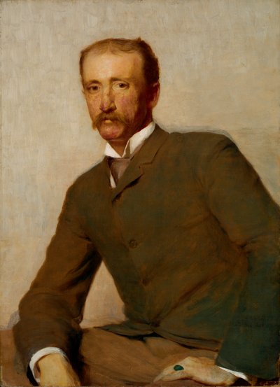 Portret van Frank Hamilton Cushing door Thomas Hovenden