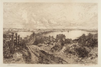 Ochtend door Thomas Moran