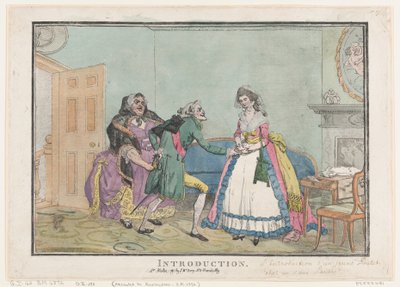 Introductie, 30 november 1793 door Thomas Rowlandson