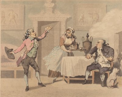 Manager en spreker door Thomas Rowlandson