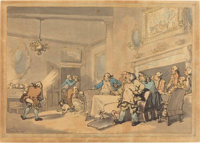 De teleurgestelde fijnproevers door Thomas Rowlandson