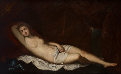 Slapende Venus door Titian (c.1488 1576) (after)