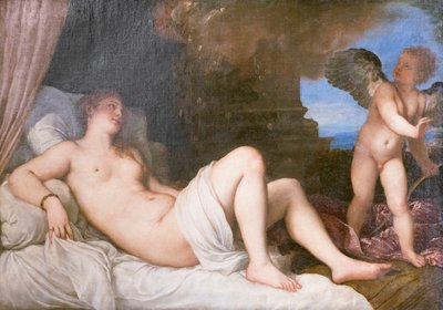 Danaë door Titian (c.1488 1576)