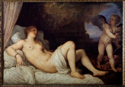 Danaë door Titian (c.1488 1576)