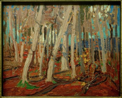 Maple Woods, Kale stammen, 1915 door Tom Thomson