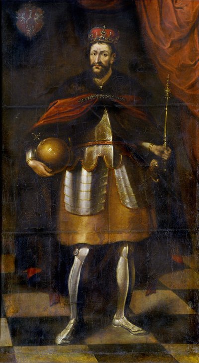 Portret van Koning Wladyslaw II. Jagiello door Trycjusz