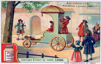 Een auto met pedalen, 1690, ca. 1900 door Unbekannt