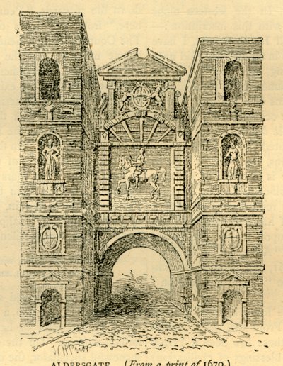 Aldersgate, 1670 door Unbekannt