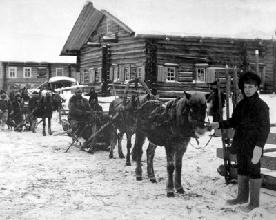 Amerikaanse infanterie nabij Arkhangel, Rusland, december 1918 door Unbekannt