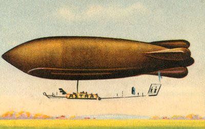 Astra Adjutant Reau luchtschip, 1911, 1932 door Unbekannt