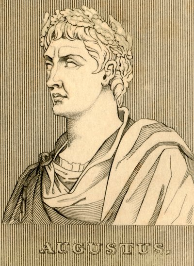 Augustus, 63 v.Chr.-14 n.Chr., 1830 door Unbekannt