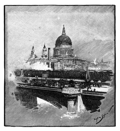 Blackfriars Bridge en St. Paul