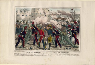 Bombardement van Kinburn, 1855 door Unbekannt