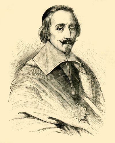 Kardinaal Richelieu, c1620-1630, 1890 door Unbekannt