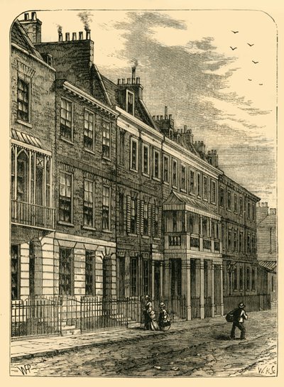 Carlyles Huis, Great Cheyne Row, c1876 door Unbekannt