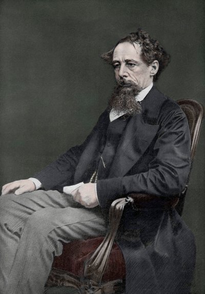 Charles Dickens, 19e-eeuwse Engelse auteur, 1910 door Unbekannt