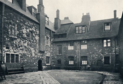 Charterhouse. Interieur van Wash-House Court, 1925 door Unbekannt