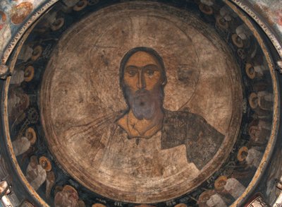 Christus Pantocrator, ca. 1350 door Unbekannt