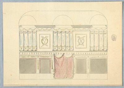 Ontwerp voor een Interieur door Unbekannt