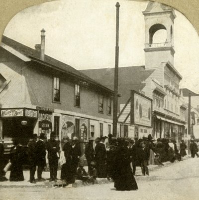 Veerboot aanlegplaats vanuit Oakland, 1906 door Unbekannt