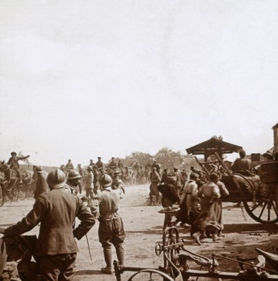 Franse soldaten, Igny, Noord-Frankrijk, ca. 1914-1918 door Unbekannt