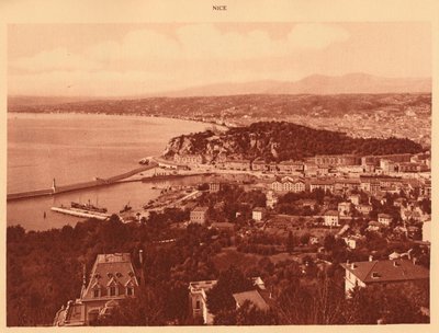 Algemeen uitzicht op Nice, 1930 door Unbekannt