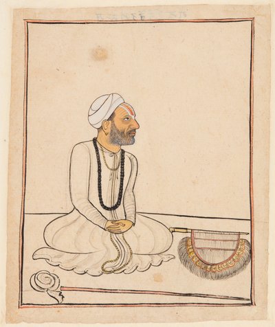 Gosain Narottam Das, ca. 1720-1730 door Unbekannt