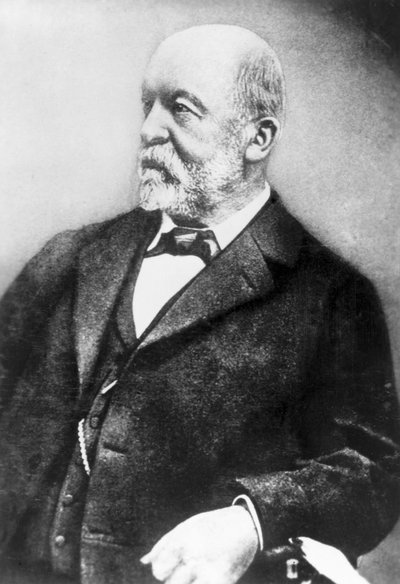 Gottlieb Daimler, Duitse werktuigbouwkundige, eind 19e eeuw door Unbekannt