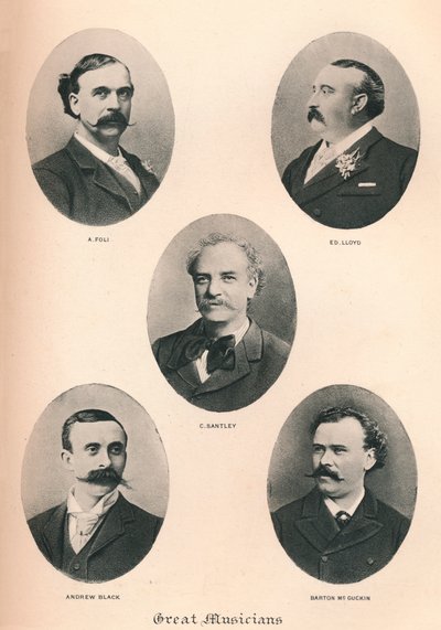 Grote Muzikanten - Plaat VI., 1895 door Unbekannt