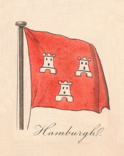 Hamburg, 1838 door Unbekannt