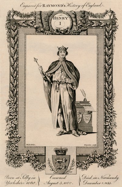 Hendrik I, 1068-1135, ca. 1787 door Unbekannt