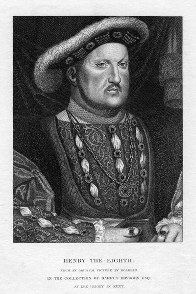 Hendrik VIII van Engeland, 1491-1547 door Unbekannt