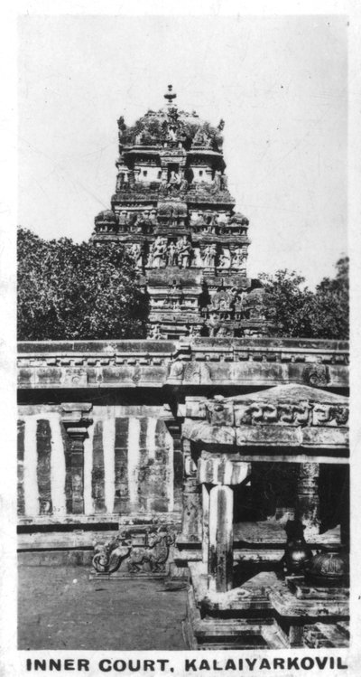 Binnenhof, Kalaiyarkovil, India, ca. 1925 door Unbekannt