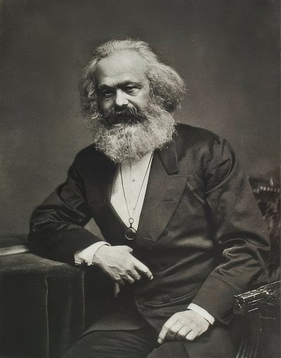 Karl Marx door Unbekannt