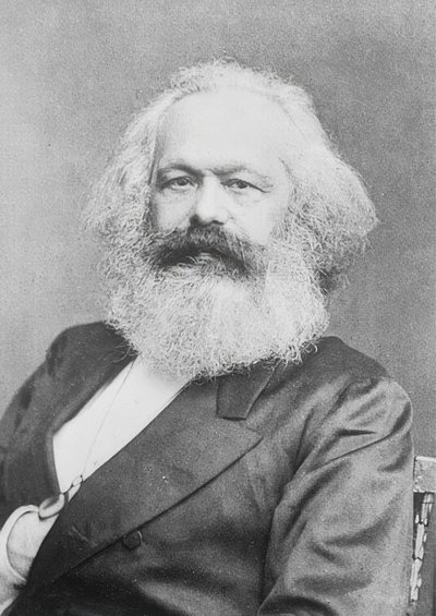 Karl Marx door Unbekannt