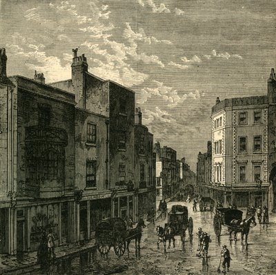 Kensington High Street, in 1860, ca. 1876 door Unbekannt