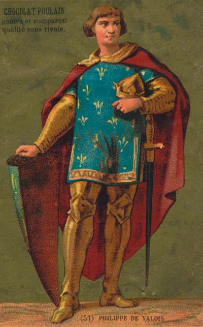 Koning Filips VI 1293-1350, Koning van Frankrijk door Unbekannt