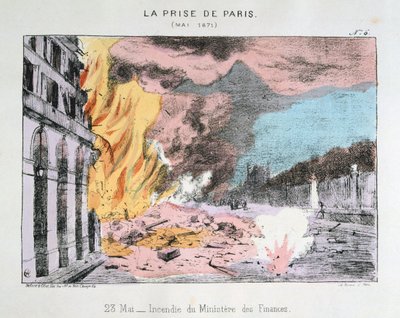 La Prise de Paris, 23 mei 1871 door Unbekannt