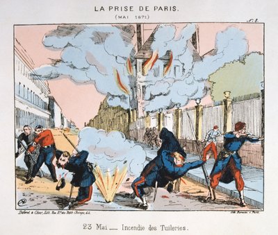 La Prise de Paris, 23 mei 1871 door Unbekannt