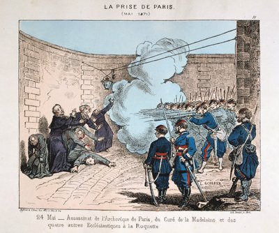 La Prise de Paris, 24 mei 1871 door Unbekannt