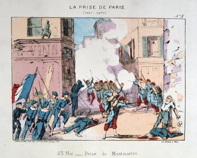 La Prise de Paris, mei 1871 door Unbekannt