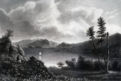 Lake George, New York, 1855 door Unbekannt