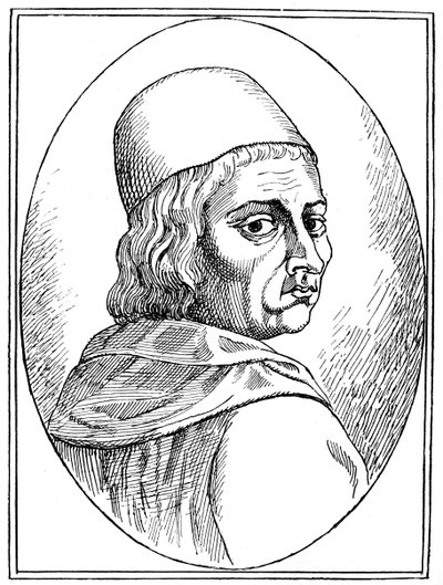 Marsilio Ficino 1433-1499, Italiaanse humanistische filosoof, 1882 door Unbekannt