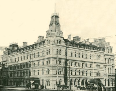 Menzies Hotel, Melbourne, 1901 door Unbekannt