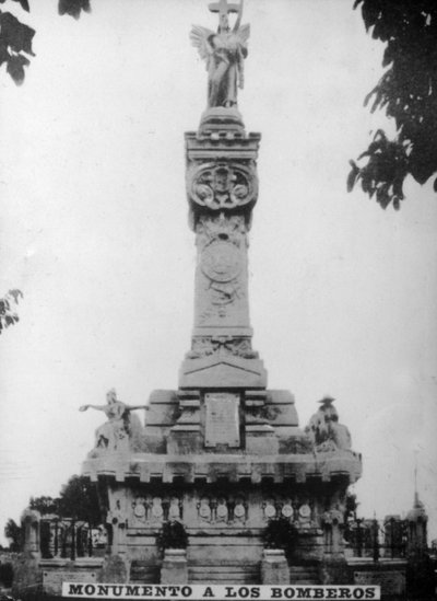 Monument voor brandweerlieden door Unbekannt