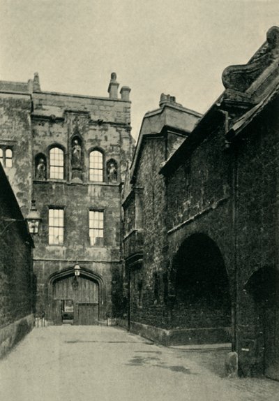 New College Gate en Lane, 1902 door Unbekannt