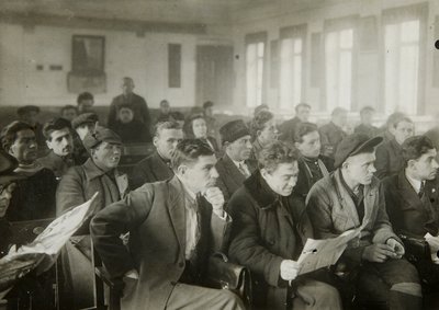 Politieke instructie, USSR, 1920s door Unbekannt