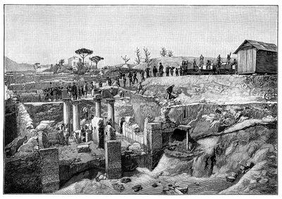 Pompeii, Italië, 1900 door Unbekannt