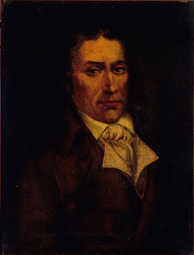 Portret van Camille Desmoulins 1760-1794, 1792 door Unbekannt