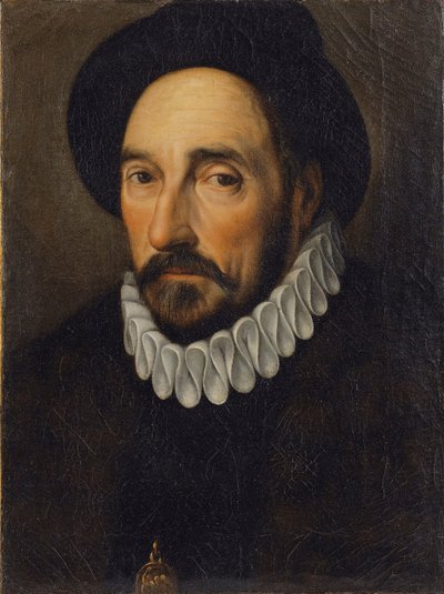 Portret van Michel de Montaigne 1533-1592 door Unbekannt